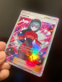 Pokemon TCG Pocket Sabrina Holographic Full Art - Fan Art - Image 3