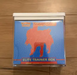 Sword and Shield Base Set ETB Elite Trainer Box Zamazenta Pokemon TCG Sealed - Image 1