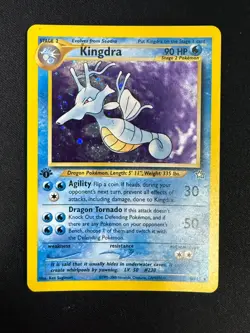 Kingdra - 8/111 - Holo Rare - 1st Edition Neo Genesis (MP) Pokemon - Image 1