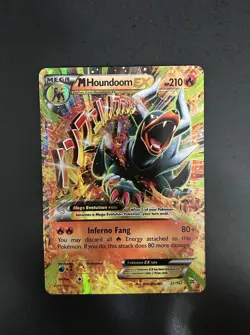 Pokemon M Houndoom EX Breakthrough 22/162 Ultra Rare Full Art Holo - Image 1