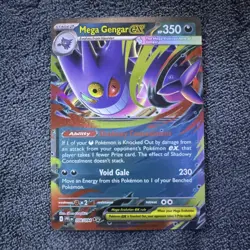 Mega Gengar ex 056/094 Phantasmal Flames Double Rare Holo Pokemon Card TCG - Image 1