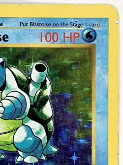 Blastoise MP 2/102 Shadowless Base Set Pokemon Holo - Image 4