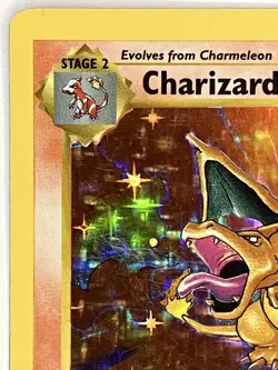Charizard MP 4/102 Shadowless Base Set Pokemon Holo - Image 5