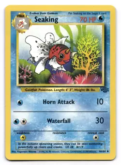 Seaking LP 46/64 Unlimited Jungle Pokemon Uncommon - Image 1