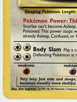 Snorlax MP 30/130 Base Set 2 Pokemon TCG Regular - Image 5
