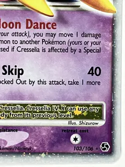 Cresselia LV.X LP 103/106 Great Encounters Pokemon TCG Holo - Image 5