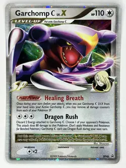 Garchomp C LV.X LP DP46 Diamond and Pearl Pokemon TCG Holo - Image 1