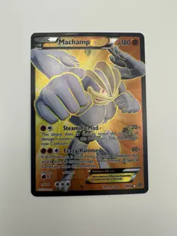 Machamp EX (90 Full Art) 90/98 XY-Ancient Origins Holo @ 2015 Pokemon - Image 1