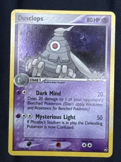Dusclops 14/108 Pokemon EX Power Keepers Deck Exclusives Holo MP - Image 3