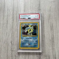 Pokemon Gyarados Base Set Holo Rare PSA 6 006/102 English 1999 - Image 3