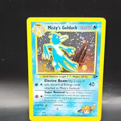 Pokemon Misty's Golduck Gym Challenge 12/132 70 HP Holo Rare Unlimited - Image 1