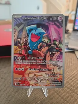 Pokemon Center Stamped Promo Destined Rivals Team Rocket’s Wobbuffet SVP 203 - Image 1