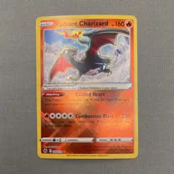 Pokemon Radiant Charizard 020/159 NM Crown Zenith Radiant Rare Holo Basic - Image 1
