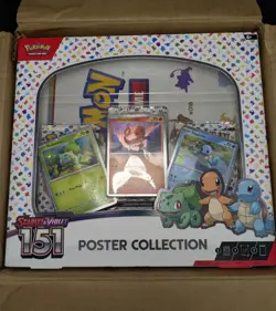 Pokemon TCG 151 Poster Collection FACTORY SEALED CASE Of 6 Boxes 820650853166 - Image 1