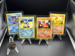Pokemon TCG 1999 Base Set Wartortle 1st Edition Charmeleon Charmander Shadowless - Image 3