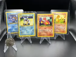 Pokemon TCG 1999 Base Set Wartortle 1st Edition Charmeleon Charmander Shadowless - Image 4