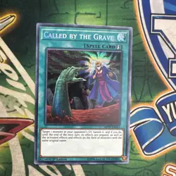 Yugioh! Called By the Grave MP19-EN043 Secret Rare 1st Edition NM - Image 1