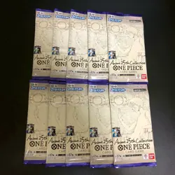10PACKS EB02 Extra Booster Anime 25th Collection One Piece Japanese SEALED - Image 1