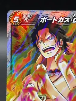 Portgas D. Ace 01/03 SR Foil Miracle Battle One Piece Bandai Tcg Ccg Japan - Image 2