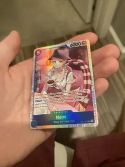 Nami SR OP11-054 A Fist of Divine Speed One Piece English NM - Image 2