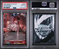 2025 WEISS SCHWARZ ENG AZUR LANE VOL.2 SR #075 HINDENBURG PSA 10 English - Image 3