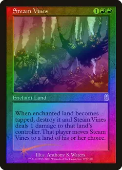 Steam Vines FOIL Odyssey PLD Red Uncommon MAGIC THE GATHERING CARD ABUGames - Image 1