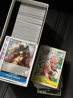 One Piece Lot 400 Bulk Cards 15 Rare Holos 3 SR Holos NM/M Pack Fresh - Image 1