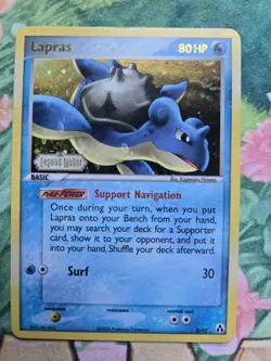 Lapras EX12: EX Legend Maker (8/92) Stamped Reverse Holo Rare Pokemon Card LP - Image 1