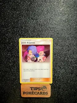 Pokemon TCG Jessie James Hidden Fates Holo Card 58/68 Rare - Image 1