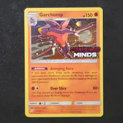 Pokemon Card Garchomp 114/236 - Promo Unified Minds Stamped ENG English NM - Image 1