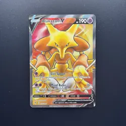 Alakazam V - 172/185 - Pokemon Vivid Voltage Sword & Shield Full Art Card NM - Image 1