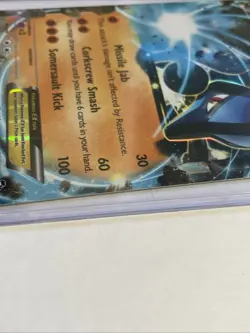 Lucario EX - XY Base Set- Furious Fists 54/111 Ultra Rare Pokemon Card - Image 4