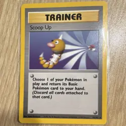 1999 Pokemon Scoop Up Rare Trainer Base Set Card 78/102 Vintage WOTC - Image 1