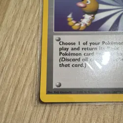 1999 Pokemon Scoop Up Rare Trainer Base Set Card 78/102 Vintage WOTC - Image 2