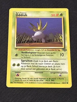 Dutch Oddish Jungle 58/64 Pokemon WOTZ Card - Image 1