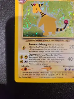 Pokemon TCG - Ampharos 01/64 Neo Revelation Holo MP - German + Bonus Card - Image 3