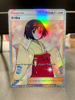 Pokemon TCG Pocket Erika Holographic Full Art - Fan Art - Image 1