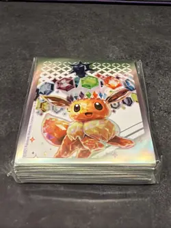 Pokemon TCG: Eevee Prismatic 65 Card Sleeves - Image 1