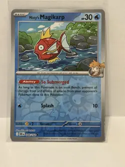 Pokemon Misty's Magikarp Reverse Holo 048/182 Sv10: Destined Rivals Card - Image 1