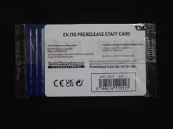 POKEMON JOURNEY TOGETHER PRERELEASE STAFF STAMPED 4 CARD PROMO PACK NEW & SEALED - Image 4