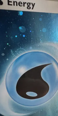 HD Water Energy Cosmos Holo with Mew Tail Swirl SVE MEW 003 151 Pokemon Card - Image 3