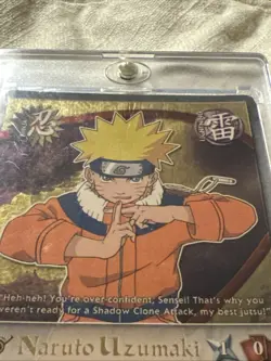 Naruto CCG. Naruto Uzumaki 019 Super rare Foil Card. - Image 3