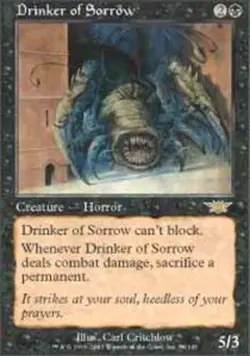 1 x Drinker of Sorrow - Legions - Light Play - MTG - Image 1