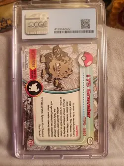 1999 TOPPS TV GRAVLER #75 Pokemon PSA 10 Pristine LOW POP Fire 🔥 Print - Image 2
