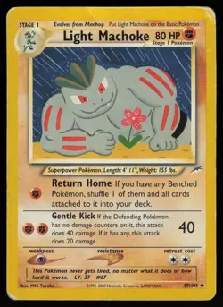 LIGHT MACHOKE 49/105 UNCOMMON NEO DESTINY POKEMON HP - Image 1