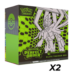 x2 Mega Evolution Perfect Order Pokemon Center Elite Trainer Box ETB PRESALE - Image 1