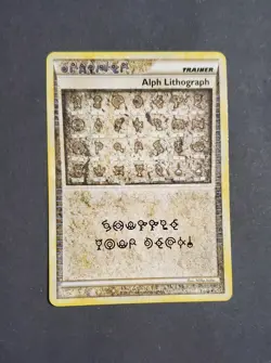 Pokemon TCG Alph Lithograph Unleashed NM/LP Vintage EN great condition - Image 1