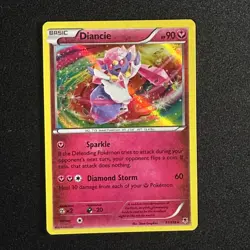 Diancie 71/119 | XY Phantom Forces | Holo Rare | Pokemon TCG 2014 | Near MInt - Image 1