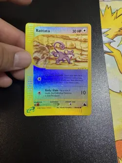 Pokemon TCG Rattata 90/144 Reverse Holo Skyridge - Image 1