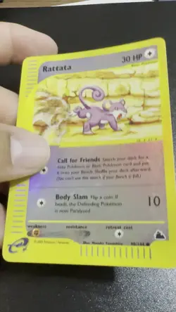 Pokemon TCG Rattata 90/144 Reverse Holo Skyridge - Image 2